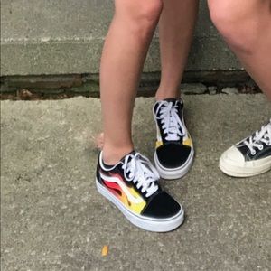 Flame Old Skool Vans